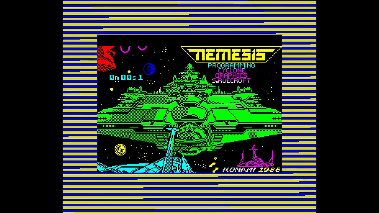 [Longplay] Nemesis (Gradius) - ZX Spectrum (1080p 50fps)