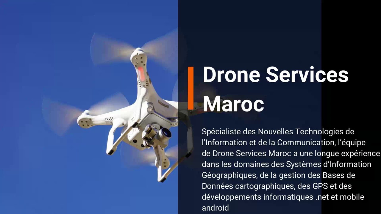 services de drone au Maroc