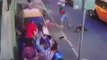 Un taxi percute des passants à Moscou en Russie