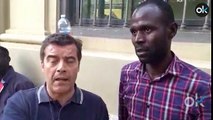 Okdiario pregunta a los inmigrantes de Valencia sobre la llegada del 'Aquarius'