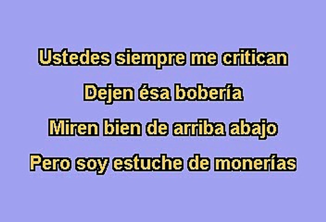 Hector Lavoe - El rey de la puntualidad (Karaoke)