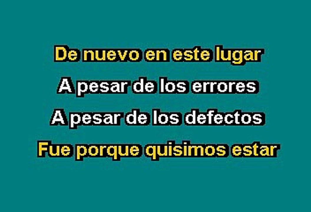 Diego Torres - Tratar De Estar Mejor (Karaoke)