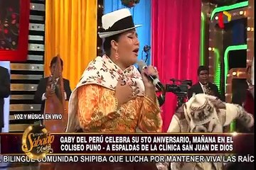 Gaby del Perú y su espectacular presentación en ‘Porque hoy es Sábado con Andrés’