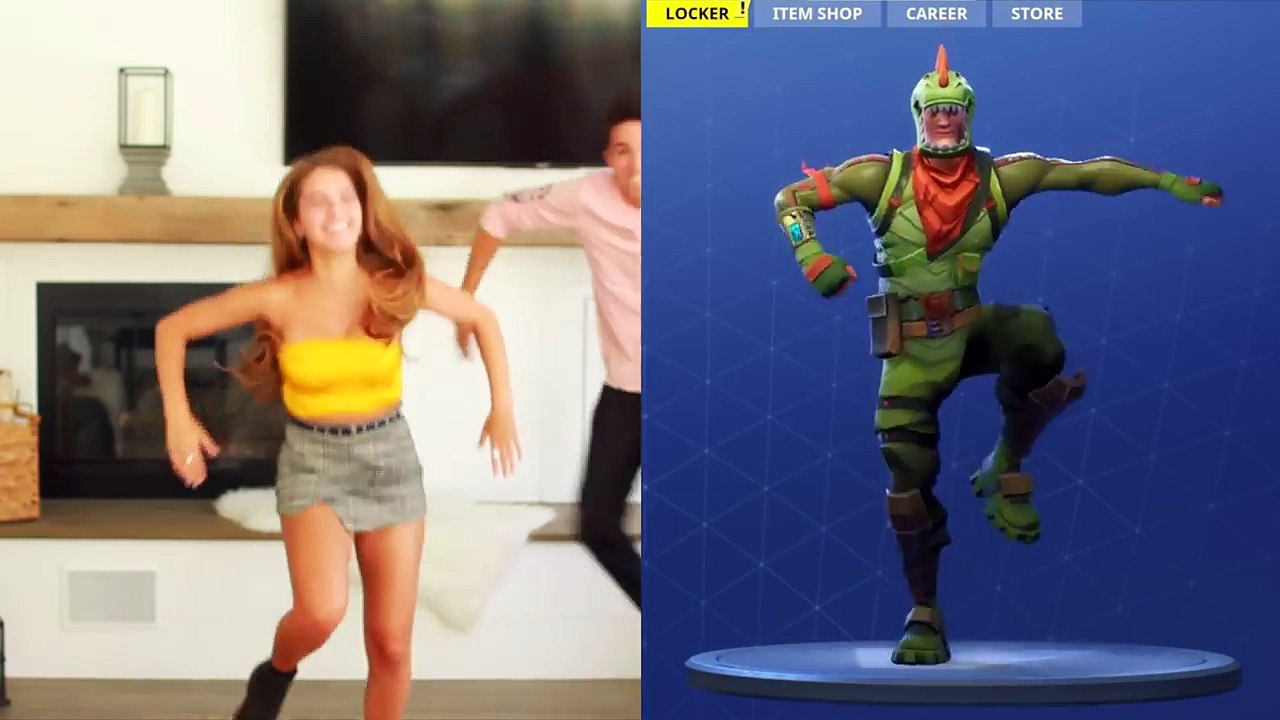 FORTNITE DANCE CHALLENGE WITH SISTER! (IN REAL LIFE) | Brent Rivera
