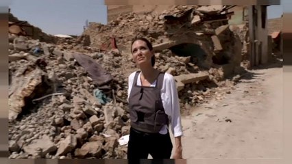 شاهد: انجلينا جولي تزور الموصل في ثاني أيام عيد الفطر