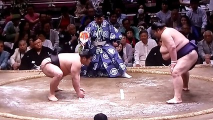 千代ノ皇 vs 明瀬山 2018年大相撲夏場所6日目 20180518