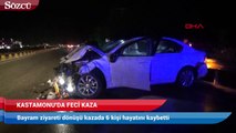 Kastamonu’da feci kaza: 6 ölü, 2 yaralı