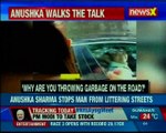 Anushka Sharma stops man from littering streets; Virat Kohli shares video on Instagram, Twitter