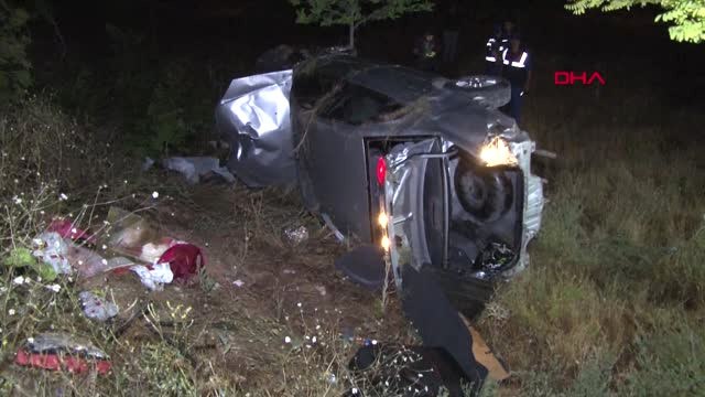 Konya Bayram Tatili Dönüşü Kaza 1 Ölü, 3 Yaralı Hd