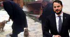 Köpek Besleyen Erdoğan, Yiyeceğin Soğuk Olduğunu Fark Edince Elinde Isıttı