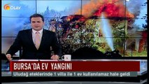 Bursa'da ev yangını