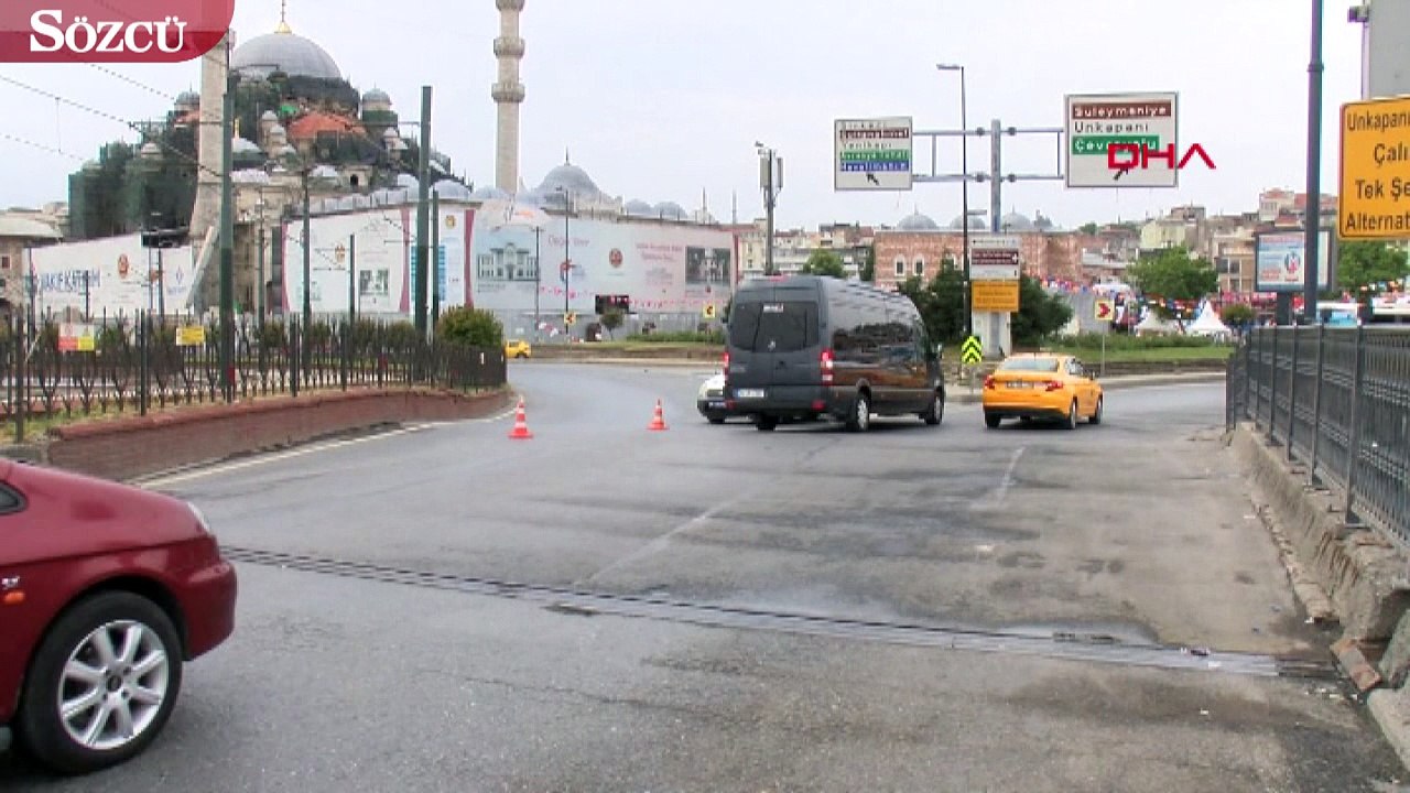 İstanbul'da bazı yollar trafiğe kapatıldı
