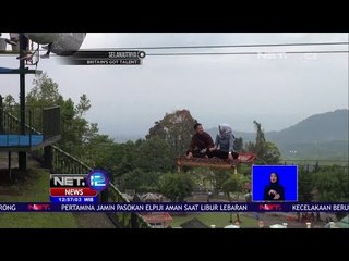 Berfoto Sambil Memacu Andrenalin di Batu Raden -NET12