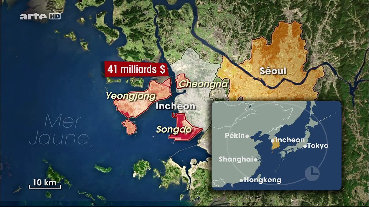 ' Südkorea: Incheon die globale high-tech Stadt.' Teil 2/2. - Mit offenen Karten |