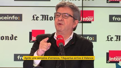 Jean-Luc Mélenchon : "La réponse politique à la question des migrants c'est 'les gens ne doivent pas partir'"