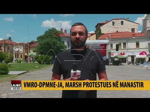 Marrëveshja, VMRO-DPMNE-ja marsh protestues në Manastir