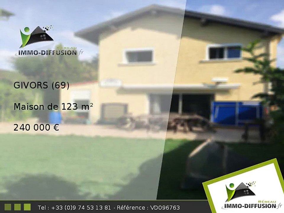 Maison A vendre Givors 123m2 - Givors canal