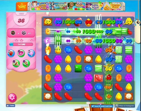 Candy Crush-Level 1663