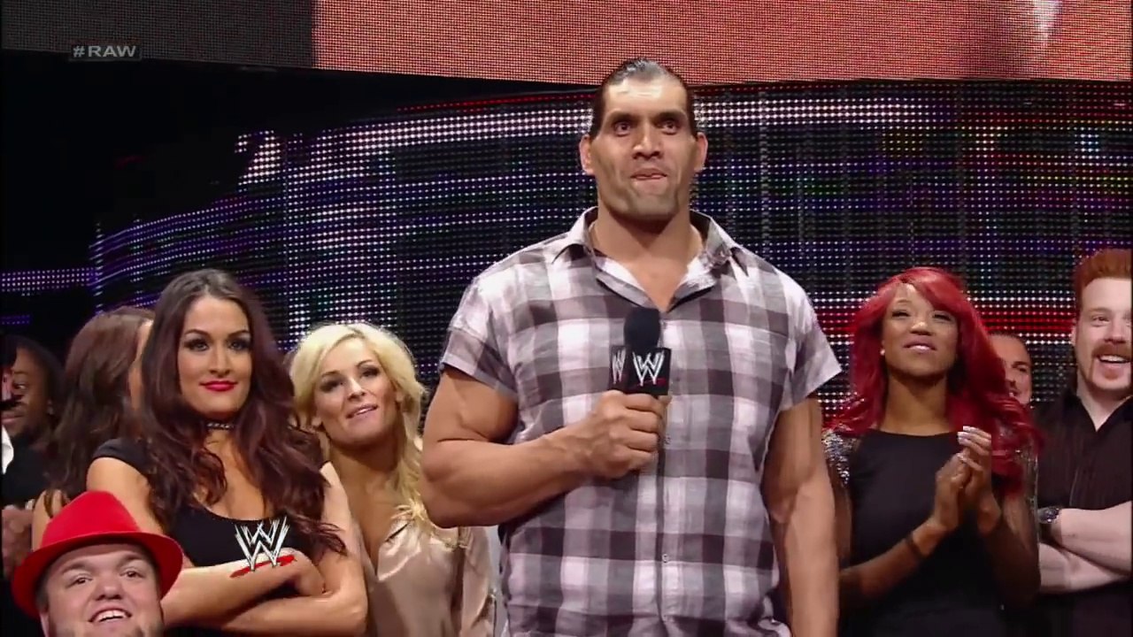 The  Great Khali  sings  ''Happy Birthday'' to John Cena