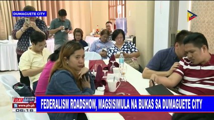 Federalism Roadshow, magsisimula na bukas sa Dumaguete City