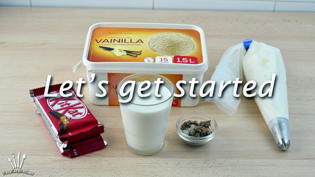 Kit Kat Milkshake - Easy Homemade Kit Kat Milkshake Recipe