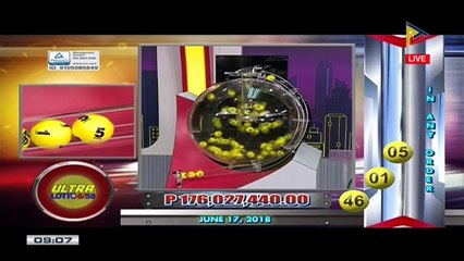 PCSO 9 PM Lotto Draw, June 17, 2018