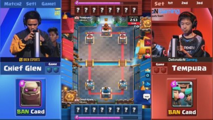 [Match 2] Bren Esports vs DetonatioN Gaming 1set 180616 - 클래시 로얄 리그 아시아 (CRL)