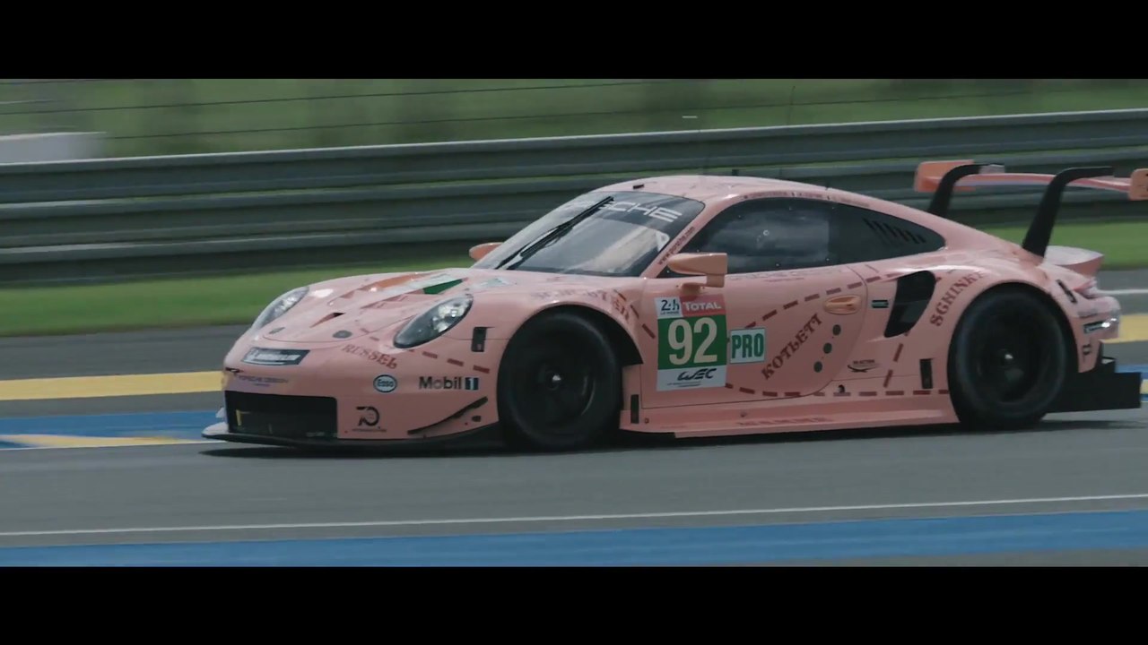 24 hours of Le Mans 2018 - Porsche Pink Pig in the lead