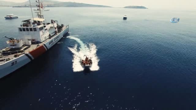 Jandarma'dan Sahil Güvenlik Komutanlığı ile Ortak Tatbikat