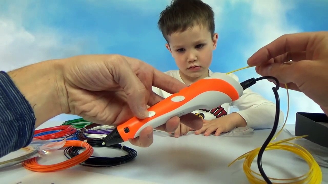 3D ручка для творчества делаем игрушки машинки из пластика 3D Pen make plastic c