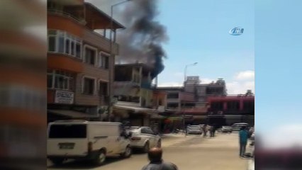 Suriyelilerin yaşadığı evde yangın