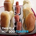 This hot dog toaster can cook four plump, delicious hot dogs at the same time  Buy it here: