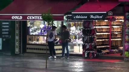 Sağanak, hayatı olumsuz etkiliyor - EDİRNE