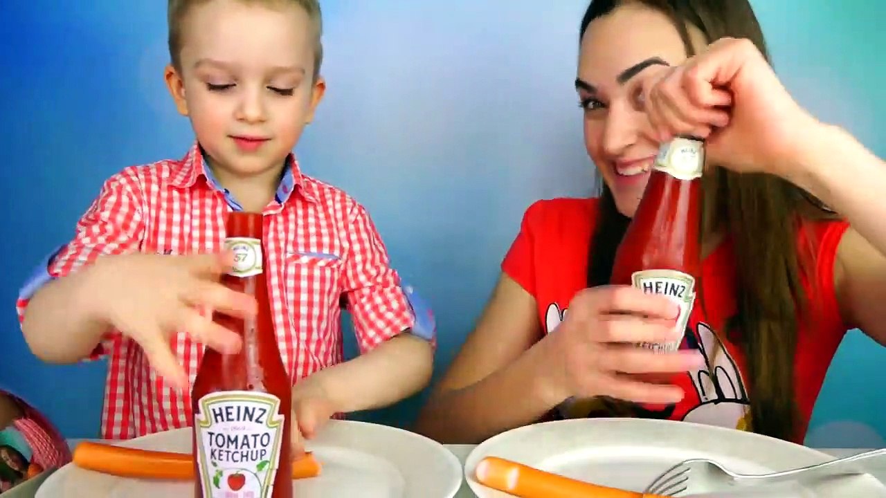 Real Food VS Gummy Food! Gross Giant Candy Challenge - Best Chef Edition Vlad vs