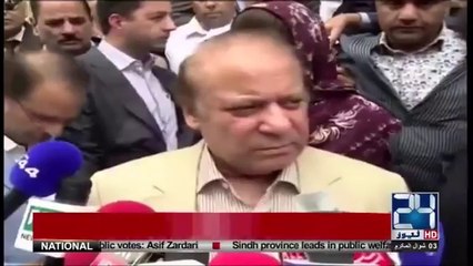 Kulsoom Nawaz is still on ventilator- Nawaz Sharif talks to media