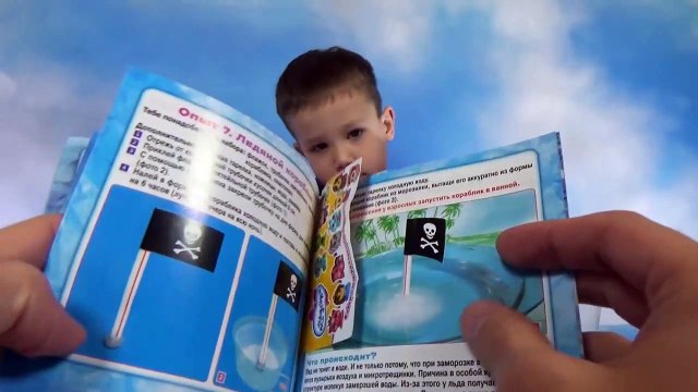 Эксперименты со льдом распаковка делаем айсберги Experiments with ice unpacking