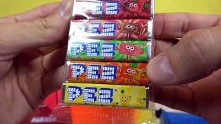 Челлендж PEZ ищем конфеты и игрушки на количество PEZ Challenge a lot of candies
