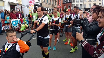 Le pré-départ du Jogging de La Louvière, donné pour les moins valides, ce dimanche 17 juin
