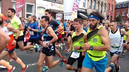 Départ de l'épreuve des 10 Kilomètres au Jogging de La Louvière 2018