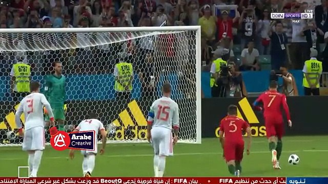 - ملخص و اهداف مباراة البرتغال واسبانيا 3-3 مباراة الجنون هارتريك كريستيانو رونالدو - مونديال روسيا 2018