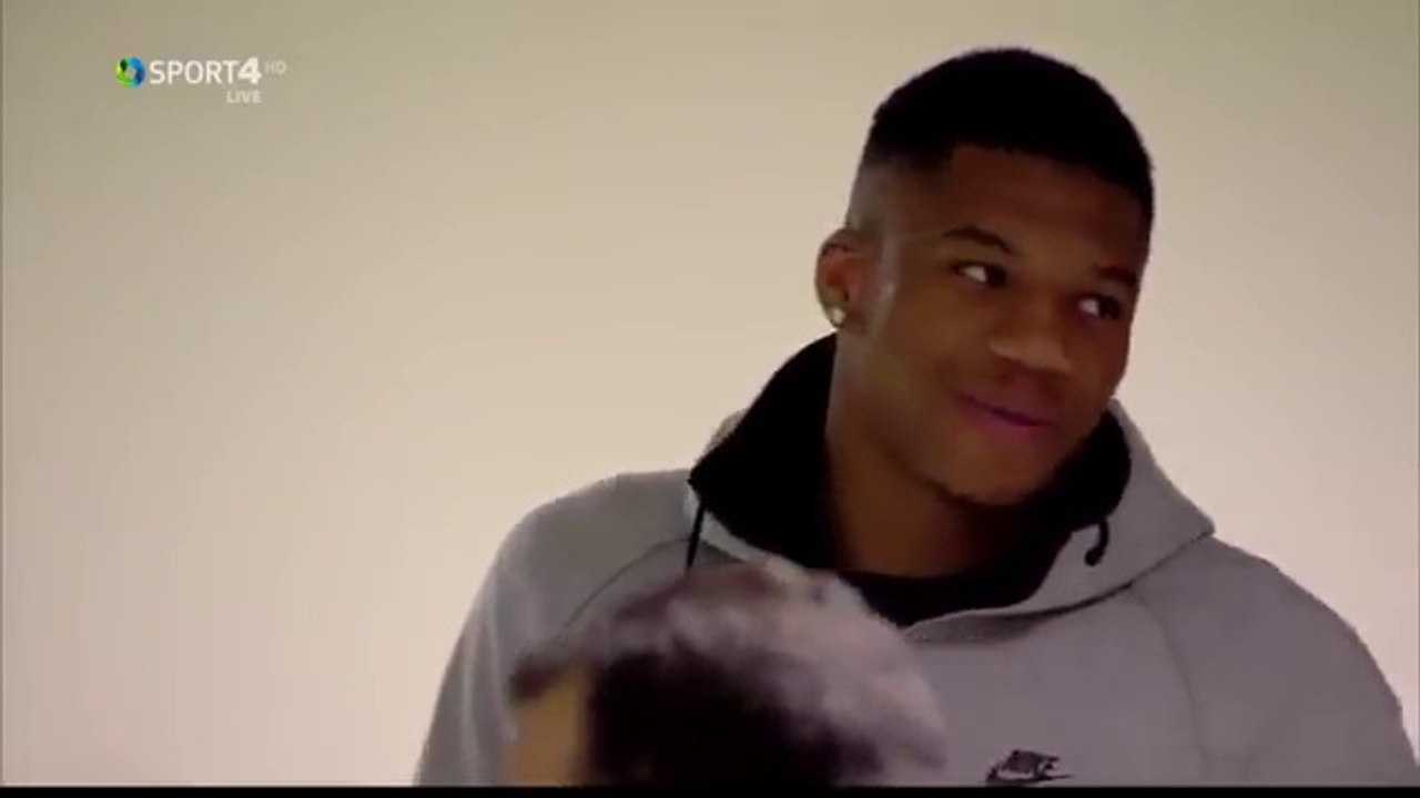 Giannis Antetokounmpo pays a visit to Greek Champion Brother Thanasis - Panathinaikos 84-70 Olympiakos 17.06 .2018