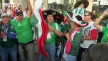 La joie des supporters mexicains