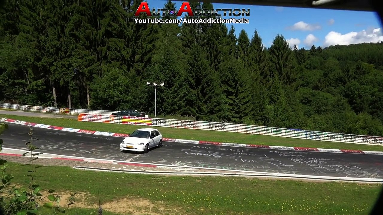 Nürburgring HONDA CRASH & FAIL Compilation 2018 - Nordschleife Touristenfahrten