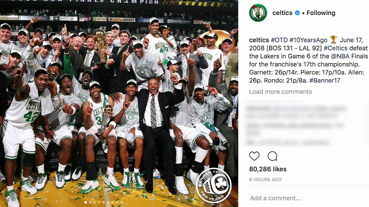 On This Day 10 Years Ago, The Celtics Won The 2008 NBA Championship