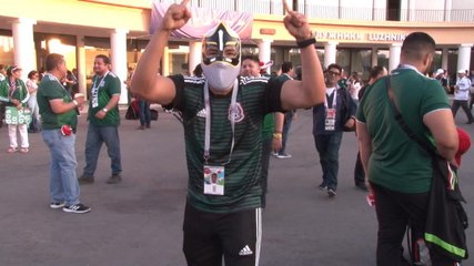 Download Video: Mexican fans gunning for more glory after Germany win