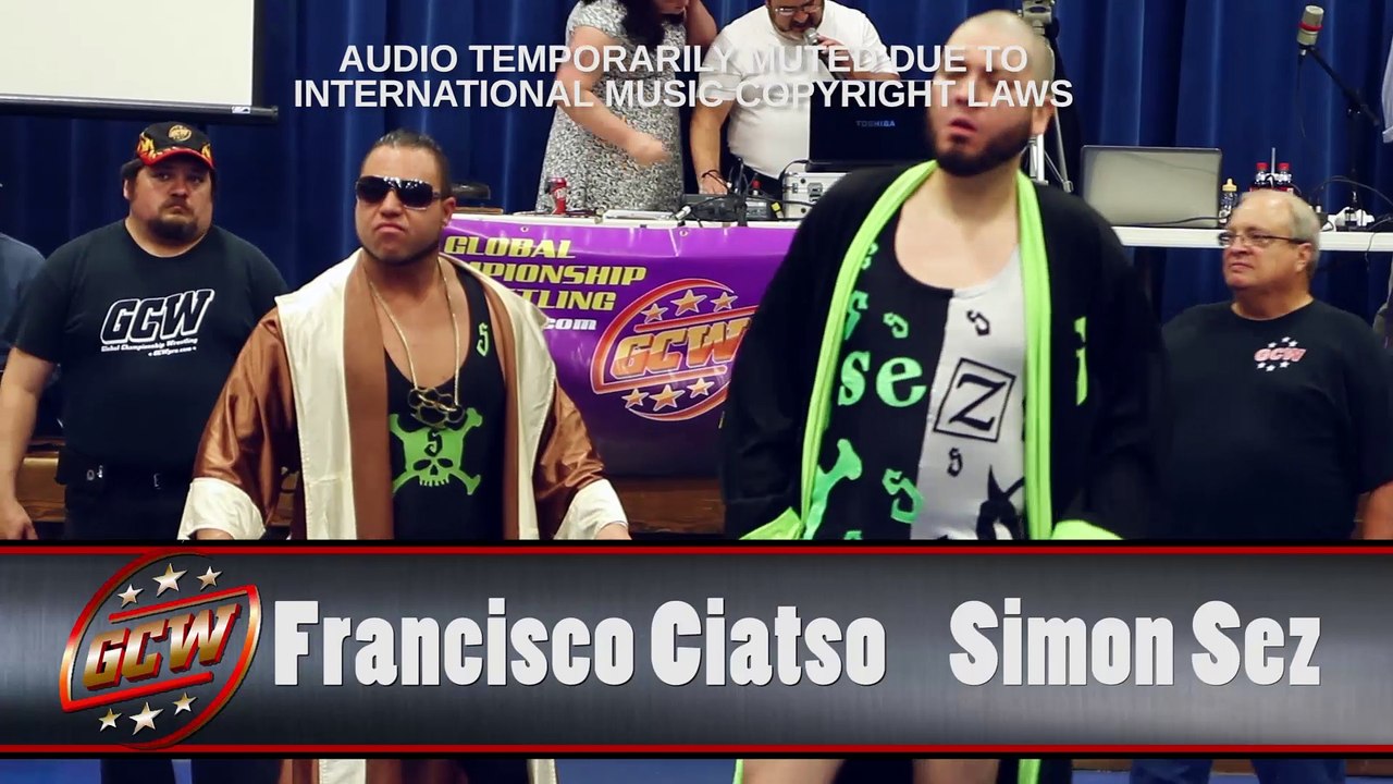 Wrestling - Steve Armstrong & Mad Dog Dan Sawyer vs. Simon Sez & Francisco Ciatso