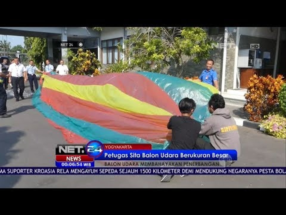 Petugas Sita Balon Udara Berukuran Besar -NET24