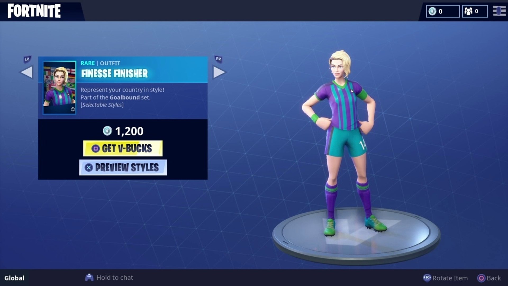 Fortnite Soccer Skin Color Youtube