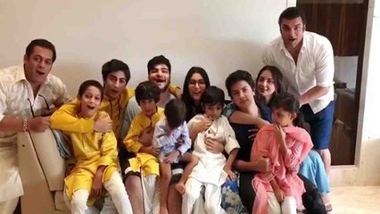 Salman Khan CELEBRATES Eid with Ahil Sharma & other nephews; Watch Video ! | FilmiBeat