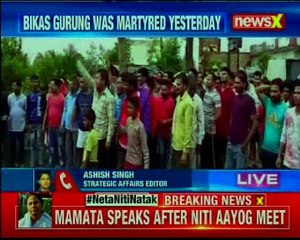 Huge crowd gathers as mortal remains of Bikas Gurung are brought to Rishikesh